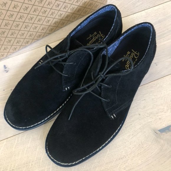 Penguin Waylon Black Suede Mens Oxford Size 10.5 main image 6